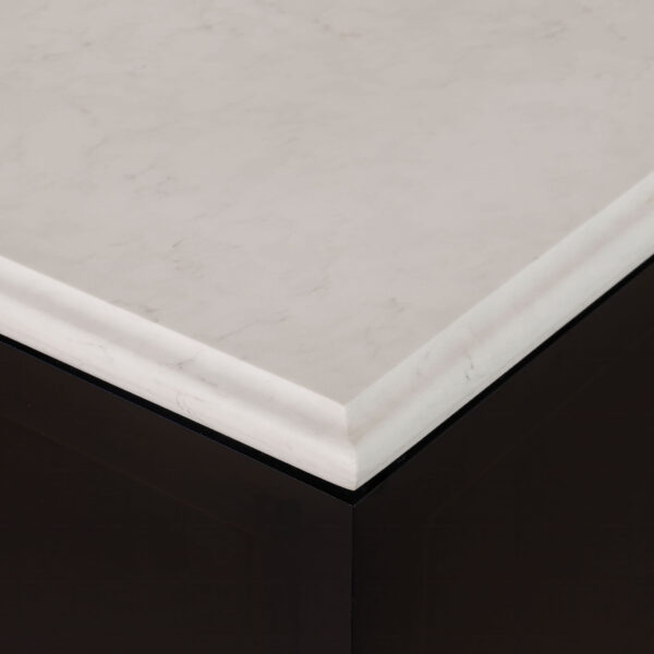 Close-up of marble countertop in Interior Design Gallery