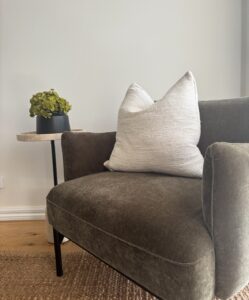 Keilor Project Gallery - modern seating with cushion and plant