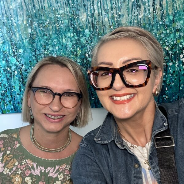 Visitors at Toni & Co's interior design gallery in Melbourne.