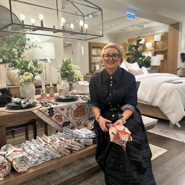 Interior design gallery with elegant table setting and decor