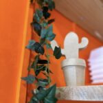 Decorative vine and cactus ornament in Gelato Lab Gallery